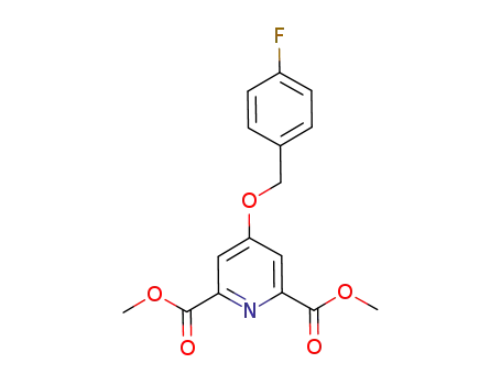dimethyl 4-(4-fluoro-benzyloxy)-pyridine-2,6-dicarboxylate