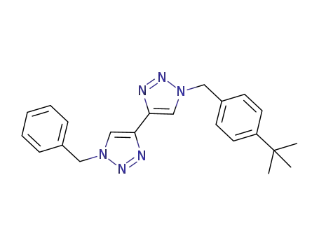 1-benzyl-1'-(4-tert-butylbenzyl)-1H,1'H-4,4'-bis(1,2,3-triazole)