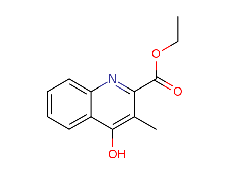 2-Quinolinecarboxylic acid, 4-hydroxy-3-methyl-, ethyl ester