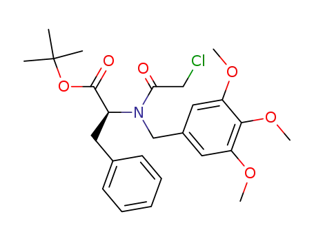 tert-butyl N-(3,4,5-trimethoxy)benzyl-N-chloroacetyl-L-phenylalaninate