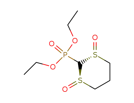 Phosphonic acid, [(1R,3R)-1,3-dioxido-1,3-dithian-2-yl]-, diethyl ester