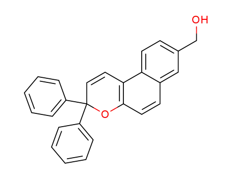3,3-diphenyl-8-hydroxymethyl-[3H]-naphthol[2,1-b]pyran