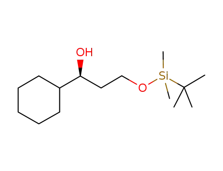 (S)-3-(tert-butyldimethylsilyloxy)-1-cyclohexylpropan-1-ol