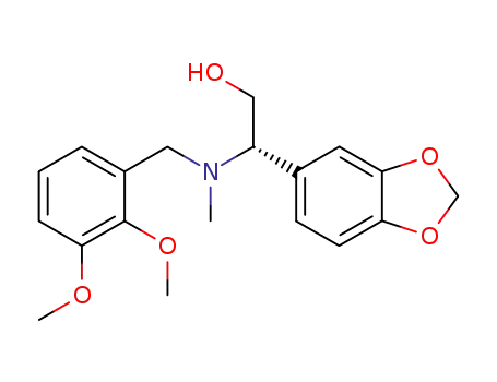 (2S)-(-)-2-(2,3-dimethoxybenzyl)-N-methylamino-2-(3,4-methylenedioxyphenyl)ethanol