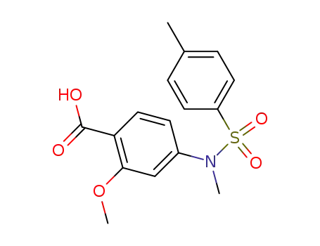 2-methoxy-4-[N-methyl-N-(p-toluenesulfonyl)]aminobenzoic acid