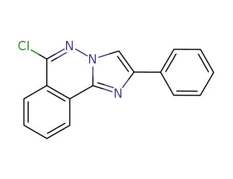 6-chloro-2-phenyl-imidazo[2,1-<i>a</i>]phthalazine