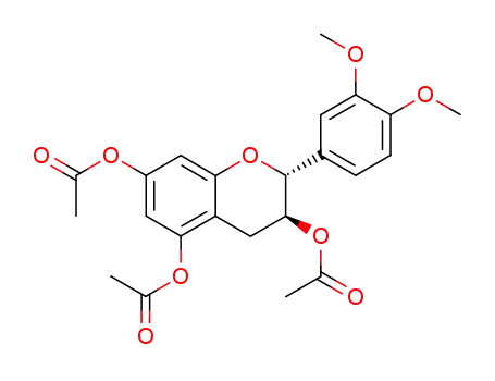 (2R,3S)-5,7-diacetoxy-2-(3',4'-dimethoxyphenyl)chroman-3-yl acetate
