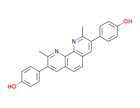 3,8-bis-(4-hydroxyphenyl)-2,9-dimethyl-1,10-phenanthroline