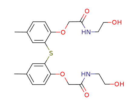 2,2'-thio-bis-(4-methyl-(1-oxa-3-oxo-4-aza-6-hydroxyhexyl)-benzene)