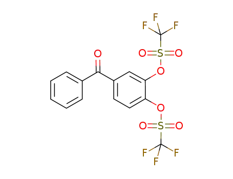 3,4-bis(trifluoromethylsulfonyloxy)benzophenone