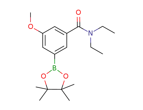 N,N-diethyl 3-methoxy-5-(4,4,5,5-tetramethyl-1,3,2-dioxaborolan-2-yl)benzamide