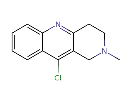 Molecular Structure of 59194-39-7 (Benzo[b][1,6]naphthyridine, 10-chloro-1,2,3,4-tetrahydro-2-methyl-)