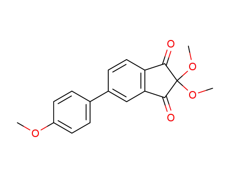 2,2-dimethoxy-5-(4-methoxyphenyl)indan-1,3-dione