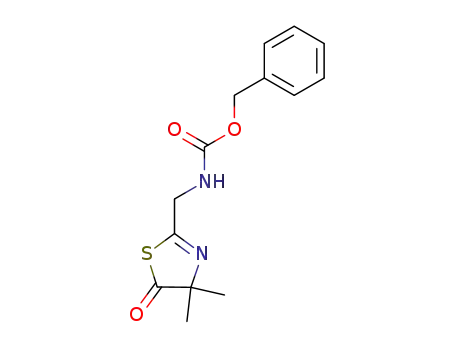 benzyl N-[1-(4,5-dihydro-4,4-dimethyl-5-oxo-1,3-thiazol-2-yl)methyl]carbamate