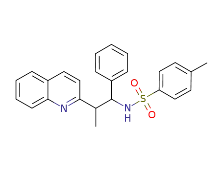 4-methyl-N-(1-phenyl-2-(quinolin-2-yl)propyl)benzenesulfonamide