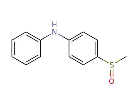 Benzenamine, 4-(methylsulfinyl)-N-phenyl-