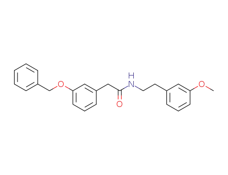 Benzeneacetamide, N-[2-(3-methoxyphenyl)ethyl]-3-(phenylmethoxy)-