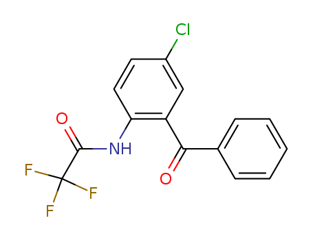 N-(2-benzoyl-4-chlorophenyl)-2,2,2-trifluoroacetamide