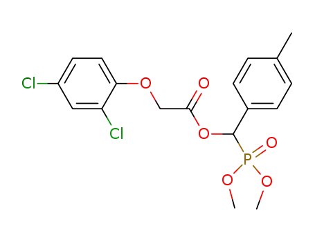 Acetic acid, (2,4-dichlorophenoxy)-,
(dimethoxyphosphinyl)(4-methylphenyl)methyl ester