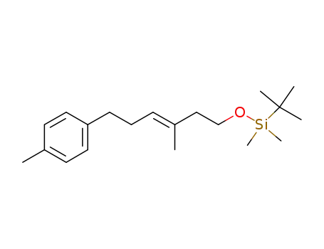 (E)-tert-butyldimethyl(3-methyl-(6-(p-tolyl)hex-3-en-1-yl)oxy)silane