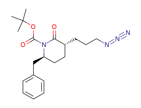 (3R,6S)-3-(3-Azido-propyl)-6-benzyl-2-oxo-piperidine-1-carboxylic acid tert-butyl ester