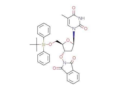 5'-O-tert-butyldiphenylsilyl-3'-O-phthalimido-thymidine