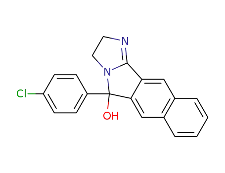 5-(4-chloro-phenyl)-2,5-dihydro-3<i>H</i>-benzo[<i>f</i>]imidazo[2,1-<i>a</i>]isoindol-5-ol