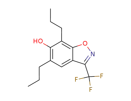 Molecular Structure of 355387-57-4 (5,7-dipropyl-6-hydroxy-3-trifluoromethyl-1,2-benzisoxazole)