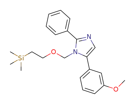 5-(3-methoxyphenyl)-2-phenyl-1-((2-(trimethylsilyl)ethoxy)methyl)-1H-imidazole