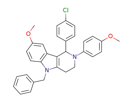 5-benzyl-1-(4-chlorophenyl)-8-methoxy-2-(4-methoxyphenyl)-2,3,4,5-tetrahydro-1H-pyrido[4,3-b]indole