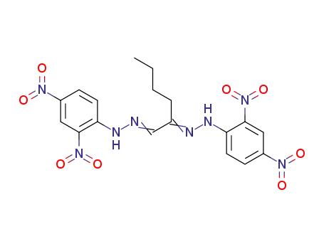 2-(2,4-dinitro-phenylhydrazono)-hexanal-(2,4-dinitro-phenylhydrazone)