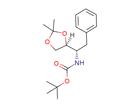 (S)-N-tert-butoxycarbonyl-1-[(S)-2,2-dimethyl-1,3-dioxolan-4-yl]-2-phenylethanamine