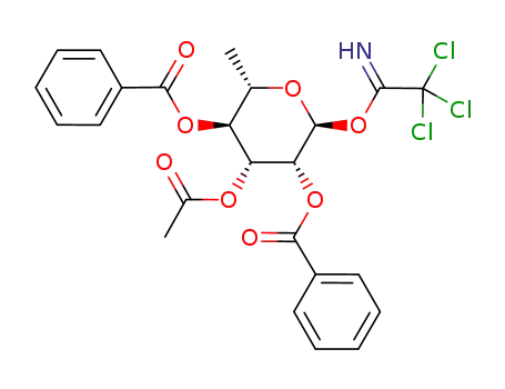 3-O-acetyl-2,4-di-O-benzoyl-α-L-rhamnopyranosyl trichloroacetimidate