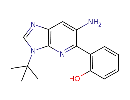2-(3-tert-Butyl-6-amino-3H-imidazo[4,5-b]pyridin-5-yl)phenol