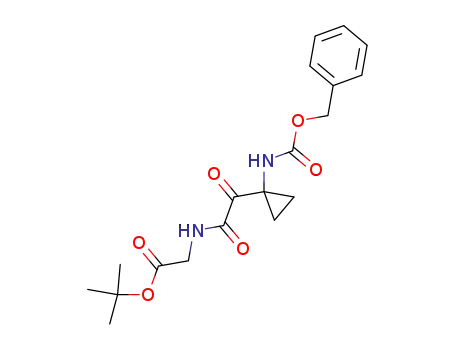 [2-(1-benzyloxycarbonylamino-cyclopropyl)-2-oxo-acetylamino]-acetic acid <i>tert</i>-butyl ester