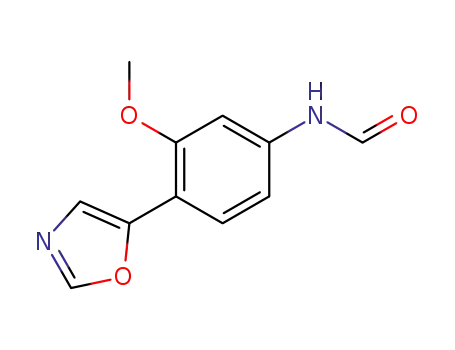 <i>N</i>-(3-methoxy-4-oxazol-5-yl-phenyl)-formamide