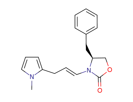 (S)-4-benzyl-3-((E)-3-(1-methyl-1H-pyrrol-2-yl)prop-1-enyl)oxazolidin-2-one