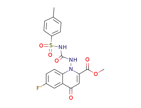 methyl 6-fluoro-1-[({[(4-methylphenyl) sulfonyl]amino}carbonyl)amino]-4-oxo-1,4-dihydro-2-quinolinecarboxylate