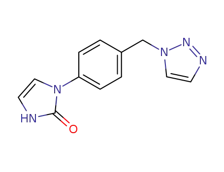1-[4-(1H-1,2,3-triazol-1-ylmethyl)phenyl]-2(1H,3H)-imidazolone