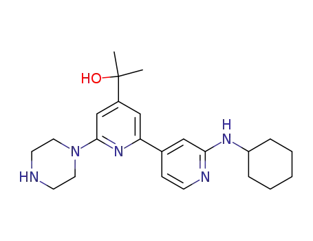 2-(2'-cyclohexylamino-6-piperazin-1-yl-[2,4']bipyridinyl-4-yl)-propan-2-ol