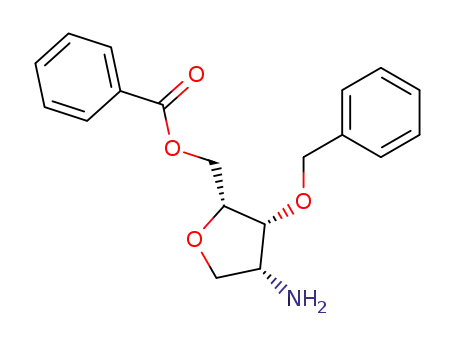 (2R,3R,4R)-4-amino-2-[(benzoyloxy)methyl]-3-(benzyloxy)tetrahydrofuran