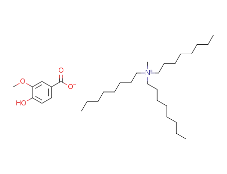Molecular Structure of 1228997-37-2 (tricaprylmethylammonium vanillate)