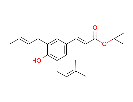 tert-butyl (E)-3-[4-hydroxy-3,5-bis(3-methylbut-2-enyl)phenyl]acrylate