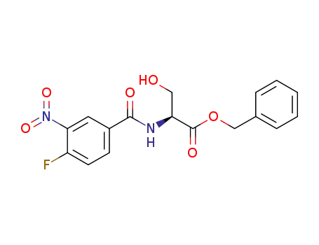 (S)-benzyl 2-(4-fluoro-3-nitrobenzamido)-3-hydroxypropanoate