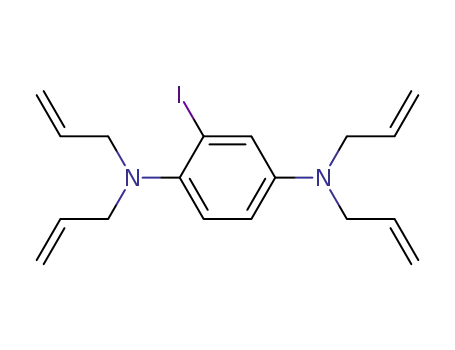 N<sup>1</sup>,N<sup>1</sup>,N<sup>4</sup>,N<sup>4</sup>-tetrallyl-2-iodobenzene-1,4-diamine
