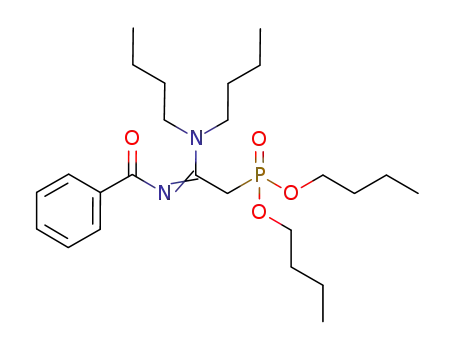 N<sub>1</sub>,N<sub>1</sub>-di(1-butyl)-N<sub>2</sub>-benzoyl(di(1-butoxy)phosphoryl)acetamidine