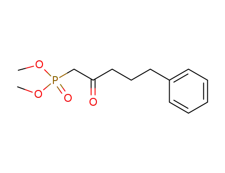 Molecular Structure of 41640-05-5 (Dimethyl (2-oxo-5-phenylpentyl)phosphonate)