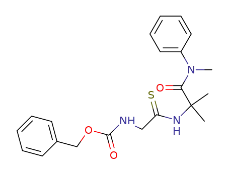 benzyl N-<2-<<1,1-dimethyl-2-<methyl(phenyl)amino>-2-oxoethyl>amino>-2-thioxoethyl>carbamate