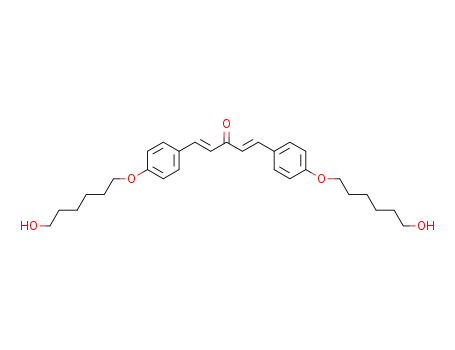 1,3-bis[4-(6-hydroxyhexyloxy)benzylidene]acetone