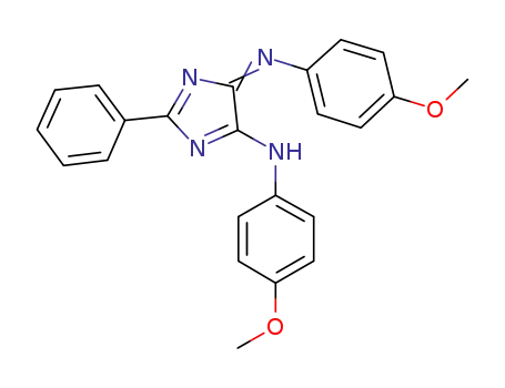 4H-Imidazol-5-amine,
N-(4-methoxyphenyl)-4-[(4-methoxyphenyl)imino]-2-phenyl-